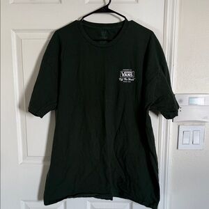 Vans Men's Dark Green Short Sleeve Tee